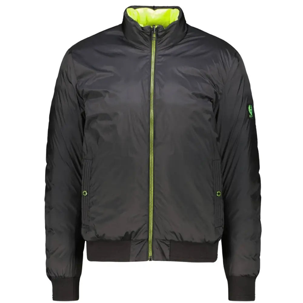 Belstaff Mens Reversible Flash Circuit Jacket Bknyl Jacket Black - Style Centre Wholesale